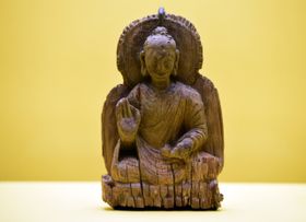 Будда в позі лотоса, Фото: ЧТК   «Ми хочемо представити відвідувачам знахідки, пов'язані з афганським буддизмом