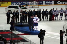 Чемпіонат світу з хокею 2012 року, збірна Словаччини виграла срібну медаль, фото: Олексій Хернядев CC BY-SA 3
