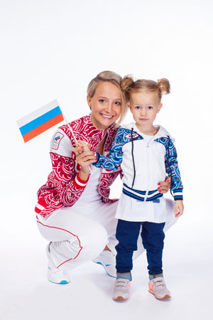 Оксана Домніна з донькою Настею