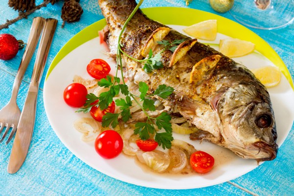 Запечена риба з овочами