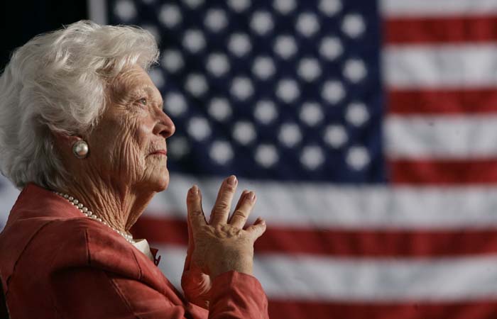 Їй було 92 роки   Екс-перша леді США Барбара Буш   Фото: Reuters   Москва