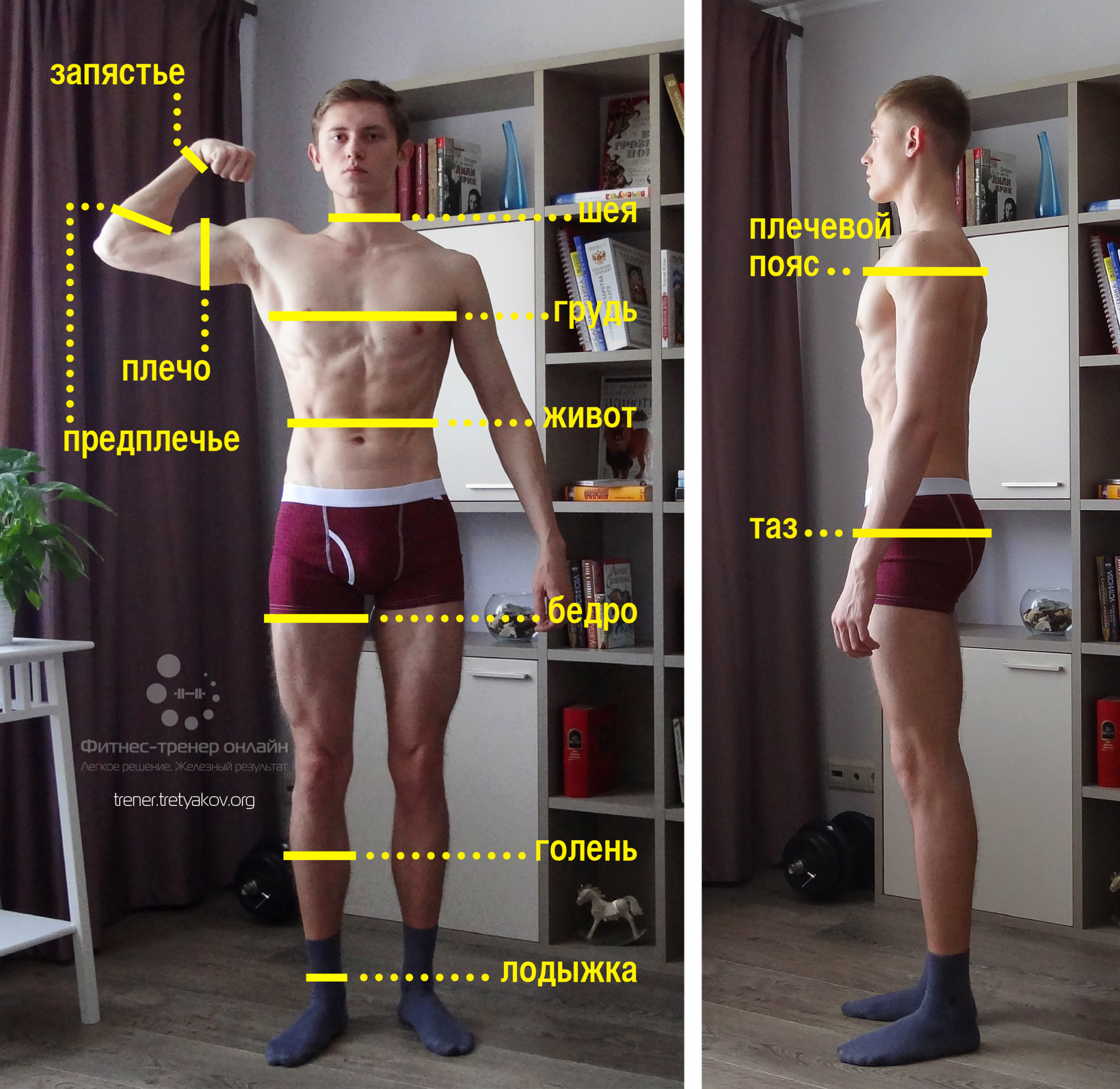 Як робити виміри тіла